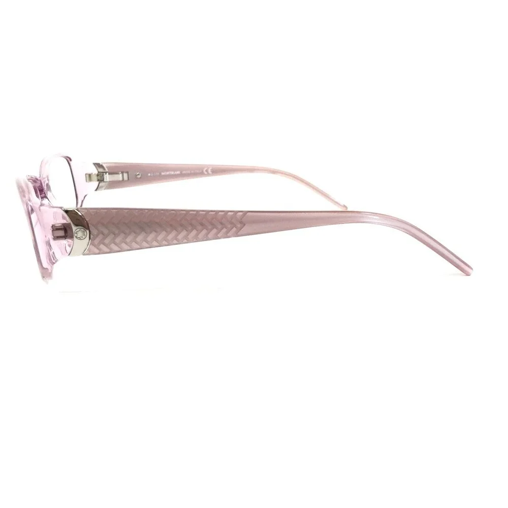 Montblanc Eyeglasses Frames MB303 078 Clear Pink Purple Rectangular 53-17-135